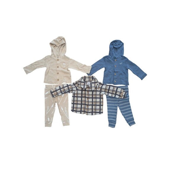 Lot Of 5  Baby boy Clothes Assorted Lot 9 Months - Picture 1 of 1